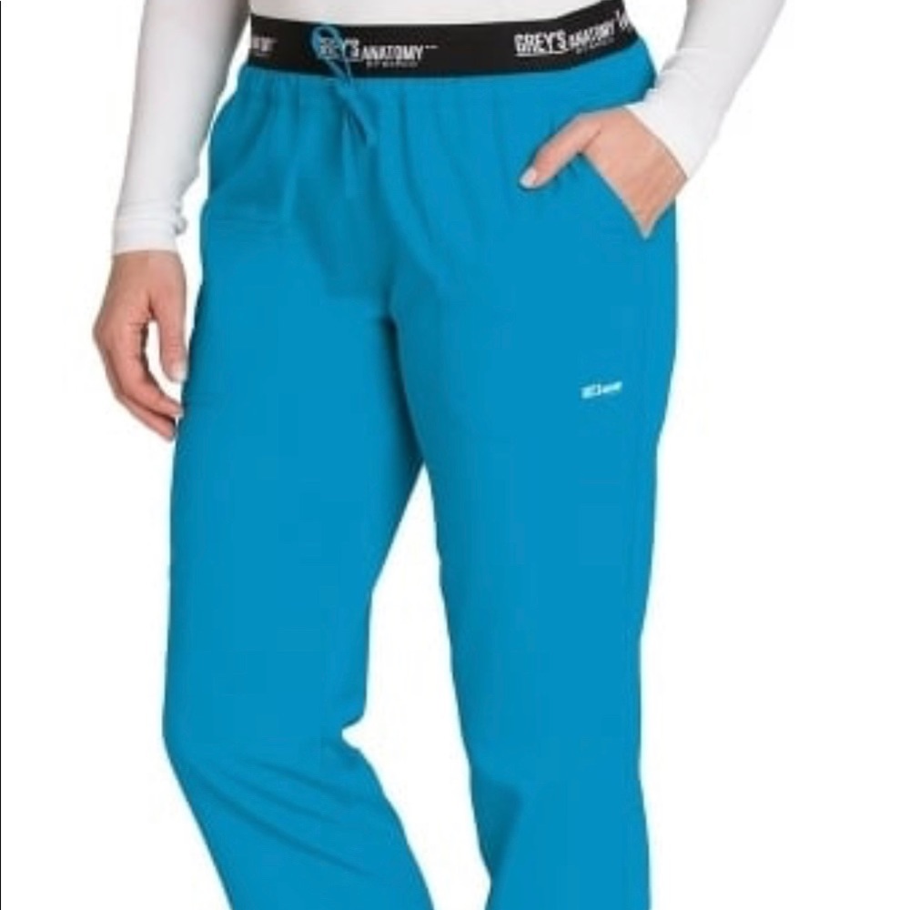 Scrub Pants - Grey’s Anatomy - Large - Blue Tonic